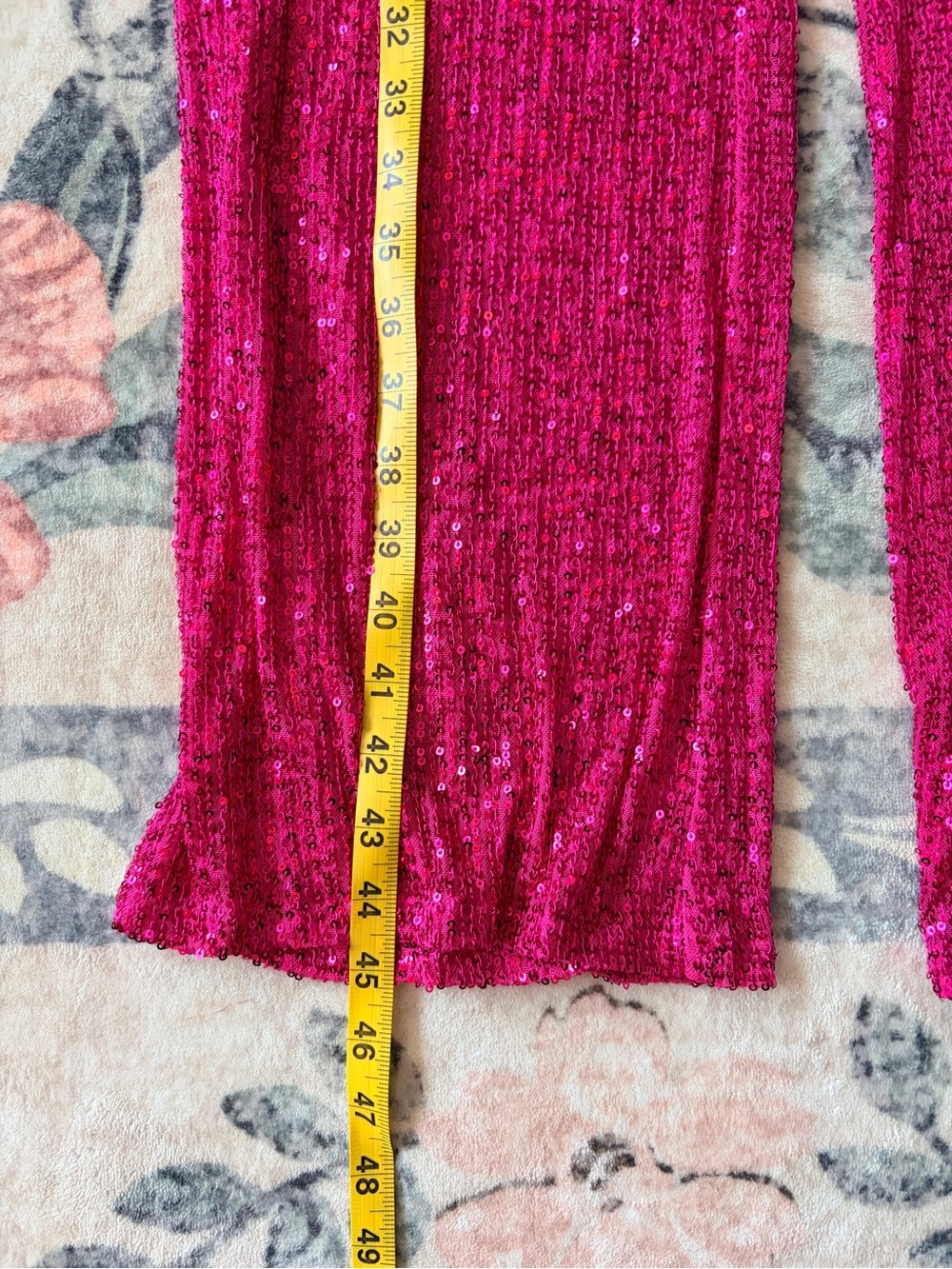 Fashion Nova Hot Pink Sparkle 3-Piece Pantsuit Set - Picture 8 of 12